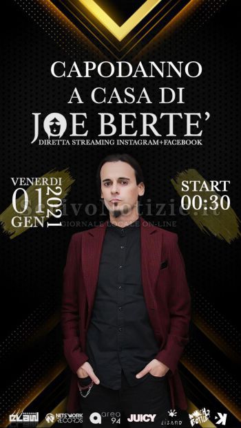 Milazzo - Monforte Marina (ME) – Capodanno in streaming con Joe Bertè