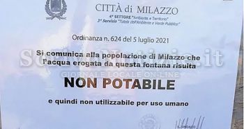 Milazzo - Milazzo (ME) - “Falso avviso di acqua non potabile”, il Sindaco presenta denuncia