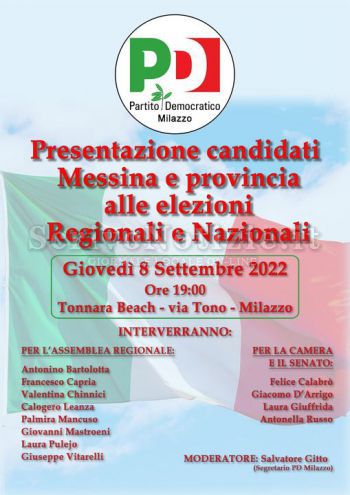 Milazzo - Milazzo (ME) - Il PD presenta i suoi candidati