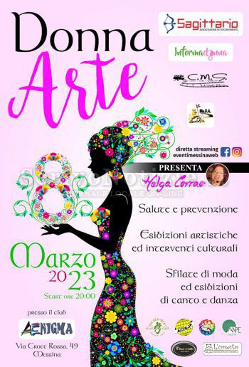 Milazzo - Messina – L’otto marzo la sesta edizione di “Donna Arte”